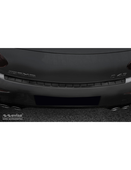 AVISA Rear bumper protector (сoupe) Mercedes-Benz C-Class IV (W205) (2014-2021) 