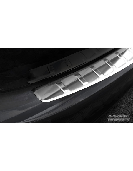 AVISA Защита заднего бампера (седан) Mercedes-Benz C-Class IV (W205) (2014-2021) 