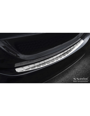 AVISA Защита заднего бампера (седан) Mercedes-Benz C-Class IV (W205) (2014-2021) 