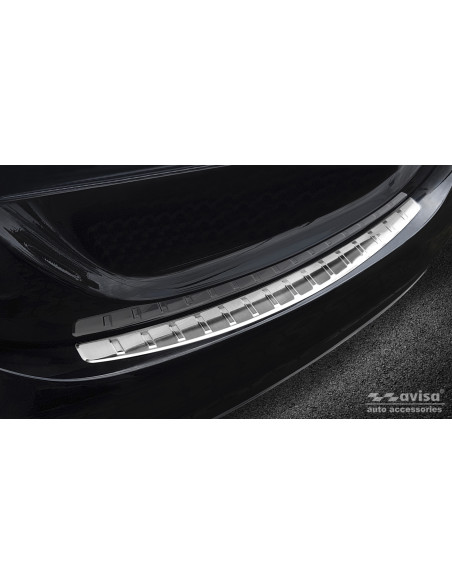AVISA Защита заднего бампера (седан) Mercedes-Benz C-Class IV (W205) (2014-2021) 