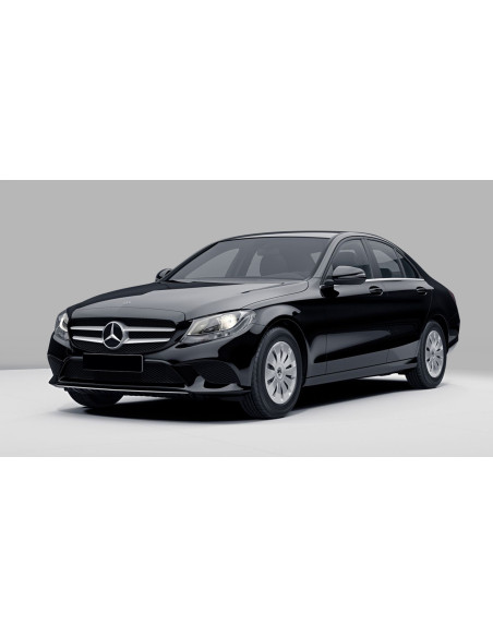 AVISA Защита заднего бампера (седан) Mercedes-Benz C-Class IV (W205) (2014-2021) 