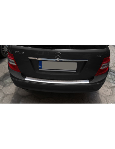 AVISA Rear bumper protector Mercedes-Benz C-Class III (S204) (2006-2011) 