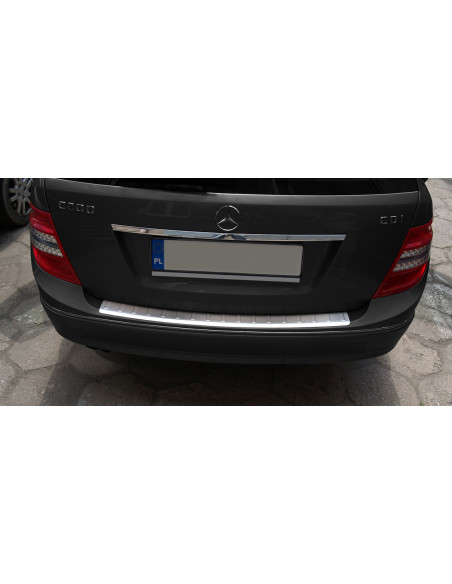 AVISA Rear bumper protector Mercedes-Benz C-Class III (S204) (2006-2011) 