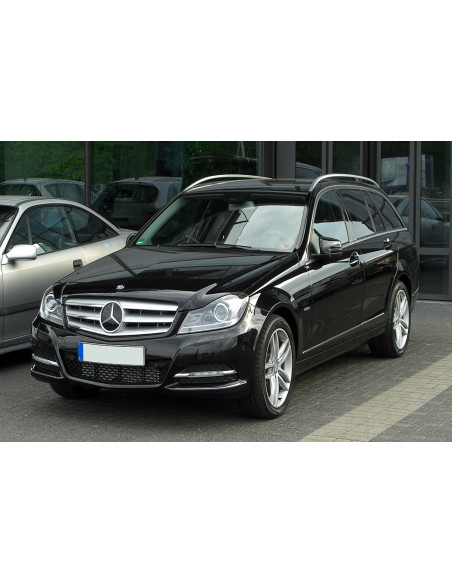AVISA Rear bumper protector Mercedes-Benz C-Class III (S204) (2011-2015) 
