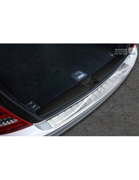 AVISA Rear bumper protector Mercedes-Benz C-Class III (S204) (2011-2015) 