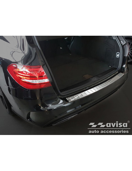 AVISA Защита заднего бампера Mercedes-Benz C-Class IV (S205) (2014-2021) 