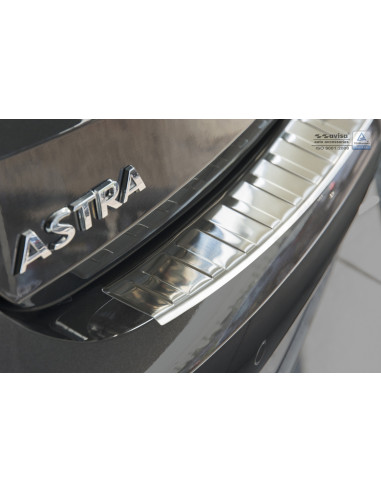 AVISA Rear bumper protector (hatchback) Opel Astra K (B16) (2015-2021) 