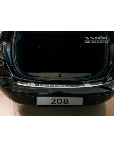 AVISA Rear bumper protector Peugeot 208 II (P21) (2019-…) 