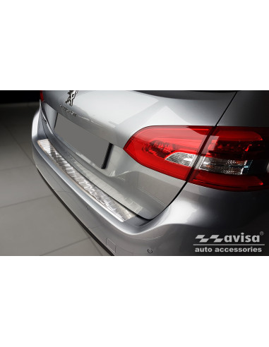 AVISA Rear bumper protector (station wagon) Peugeot 308 II (T9) (2013-2021) 