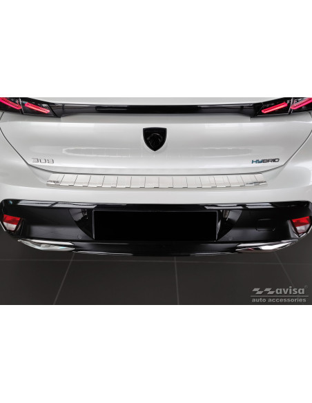 AVISA Rear bumper protector (hatchback) Peugeot 308 III (P5) (2021-…) 