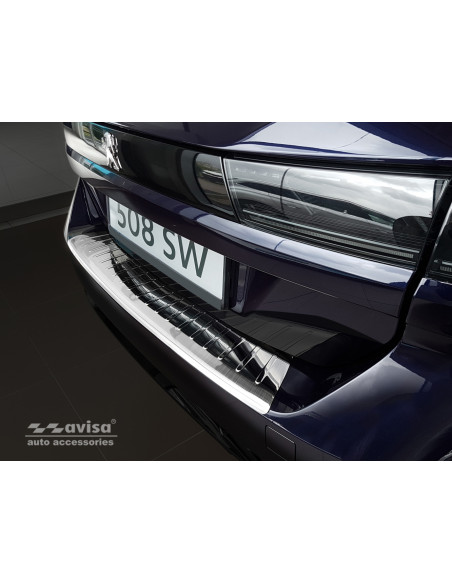AVISA Rear bumper protector (station wagon) Peugeot 508 II (2018-…) 
