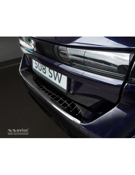 AVISA Rear bumper protector (station wagon) Peugeot 508 II (2018-…) 