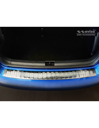 AVISA Защита заднего бампера (хэтчбек) Skoda Fabia III (NJ) (2018-2021) 