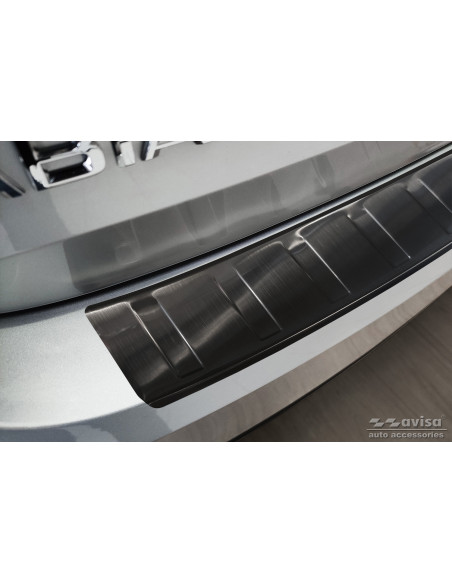 AVISA Rear bumper protector (hatchback) Skoda Fabia IV (2021-…)