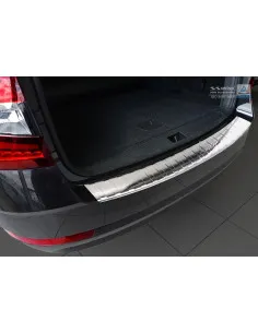 AVISA Защита заднего бампера (универсал) Skoda Octavia III (A7) (2016-2020)  2
