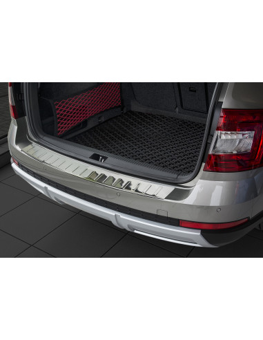 AVISA Защита заднего бампера Skoda Octavia Scout RS III (2014-2020) 