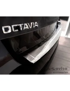 AVISA Защита заднего бампера (универсал) Skoda Octavia IV (A8) (2019-…)  2