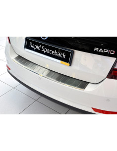 AVISA Защита заднего бампера Skoda Rapid Spaceback I (NH) (2012-2020)  2