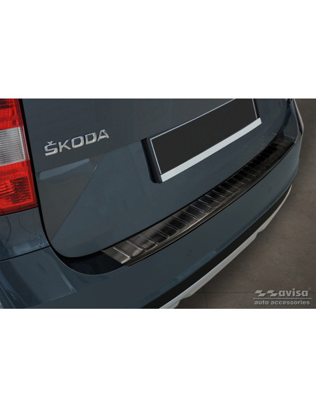 AVISA Rear bumper protector (4x4) Skoda Yeti I (5L) (2013-2018) 