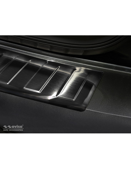 AVISA Rear bumper protector Volkswagen Caddy III (2K) (2003-2020) 