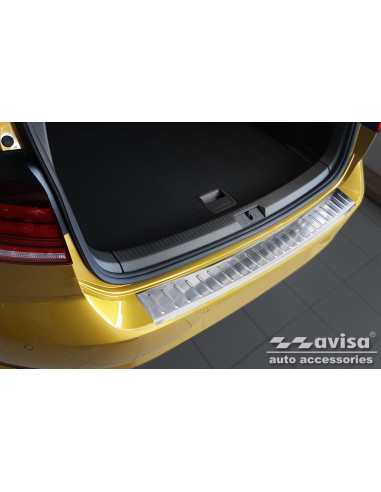 AVISA Защита заднего бампера (хэтчбек) Volkswagen Golf VII (2012-2020) 