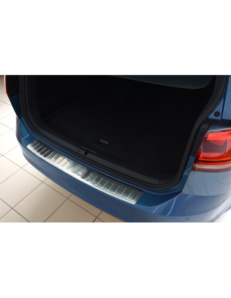 AVISA Защита заднего бампера (универсал) Volkswagen Golf VII (2012-2016) 