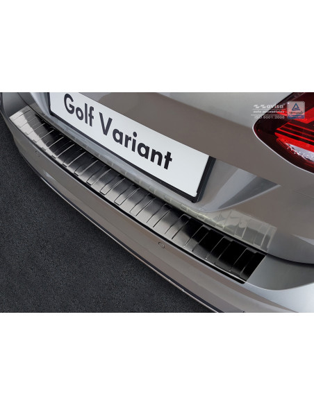 AVISA Защита заднего бампера (универсал) Volkswagen Golf VII (2017-2020) 