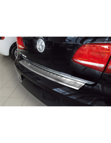 AVISA Rear bumper protector (sedan) Volkswagen Passat VII (B7) (2011-2015) 