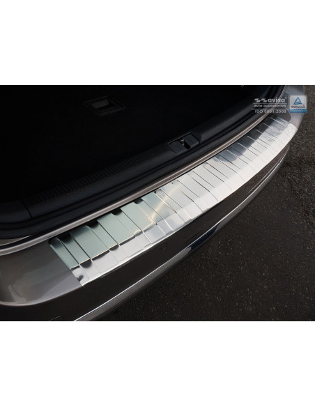 AVISA Rear bumper protector (station wagon) Volkswagen Passat VII (B7) (2011-2015) 