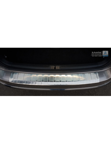 AVISA Rear bumper protector (station wagon) Volkswagen Passat VII (B7) (2011-2015) 