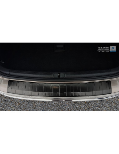 AVISA Rear bumper protector (station wagon) Volkswagen Passat VII (B7) (2011-2015) 