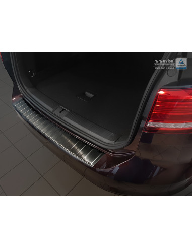 AVISA Защита заднего бампера (универсал) Volkswagen Passat VIII (B8) (2014-…) 