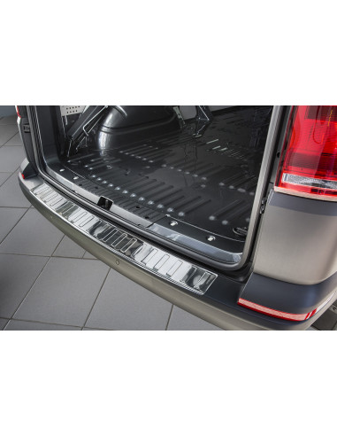 AVISA Rear bumper protector (fits to the version with one rear door) Volkswagen T6/T6.1 VI (2015-…) 