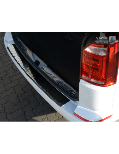 AVISA Rear bumper protector (fits to the version with one rear door) Volkswagen T6/T6.1 VI (2015-…) 