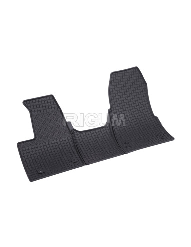 RIGUM Floor rubber mats (2/3 seats) (automat) Ford Tourneo Custom I (2018-...) 