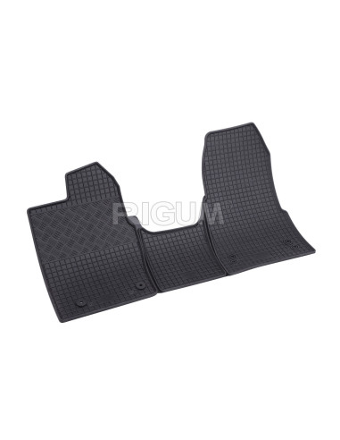 RIGUM Floor rubber mats (2/3 seats) (manual) Ford Tourneo Custom I (2018-...) 