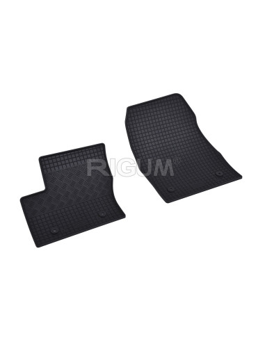 RIGUM Floor rubber mats (2 seats) (1+1) Ford Transit Custom I (2012-...) 
