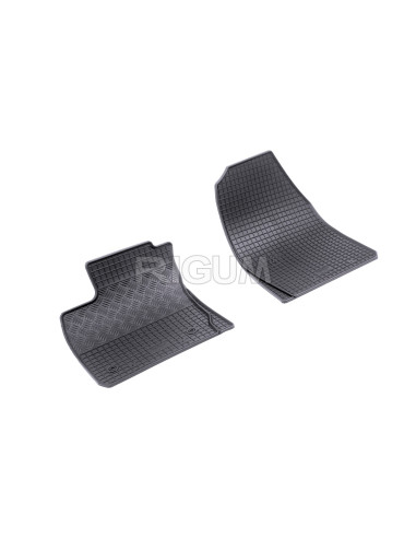 RIGUM Floor rubber mats (3 seats) (1+2) Ford Transit Custom I (2012-...) 