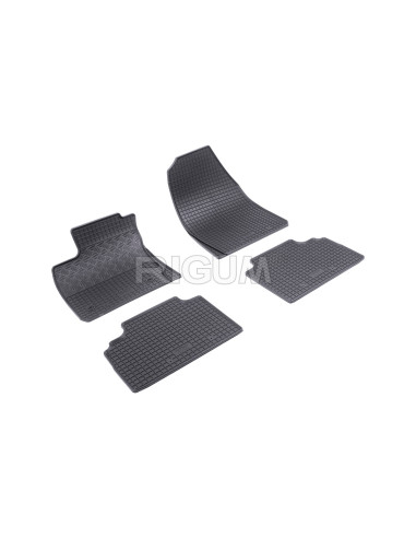 RIGUM Floor rubber mats (5 seats) Ford Transit Courier I (2014-...) 