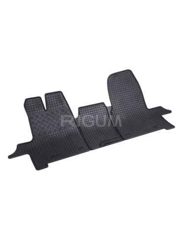 RIGUM Floor rubber mats (2 seats) (1+1) Ford Transit Custom I (2012-...) 