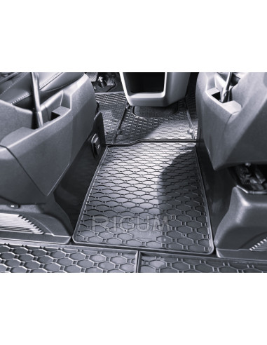 Коврики резиновые Ford Tourneo Custom 1+1 (2024-...) + тоннель