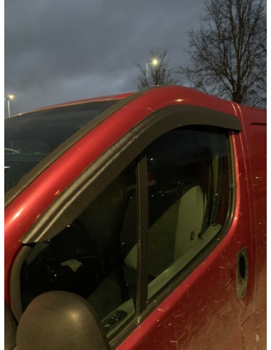 Wind deflectors /black/ Renault Trafic II (X83) (2001-2014)