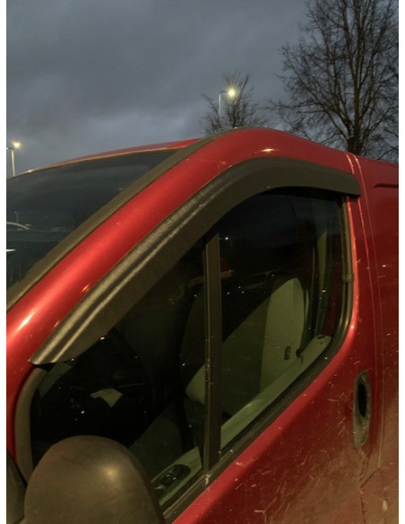 Wind deflectors /black/ Renault Trafic II (X83) (2001-2014)