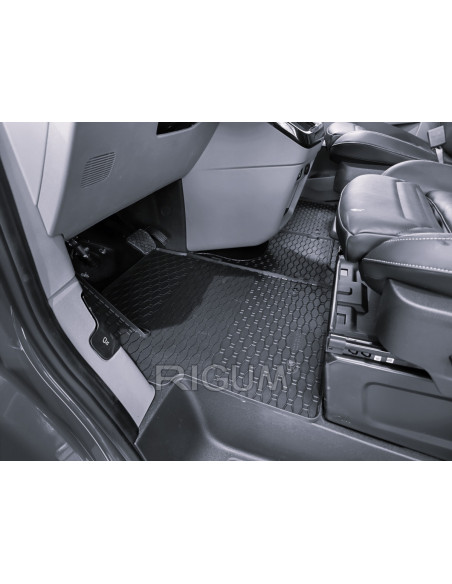 Коврики резиновые VW T7 Transporter 3 сидения (2024-...)