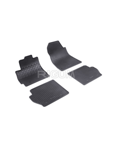 RIGUM Floor rubber mats Mazda 2 II (DE/DH) (2007-2014) 