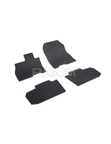RIGUM Floor rubber mats Nissan Navara III (D40) (2010-2015) 
