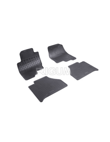 RIGUM Floor rubber mats Nissan Navara LE New III (D40) (2007-2015) 