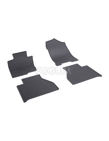 RIGUM Floor rubber mats Nissan Navara IV (D23) (2014-...) 