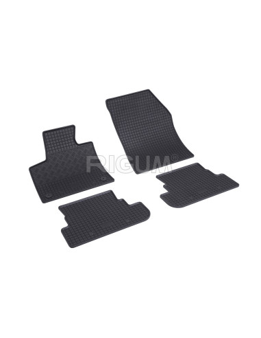 RIGUM Floor rubber mats (3 seats) Opel Vivaro B (2014-2018) 