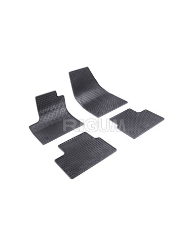 RIGUM Floor rubber mats (2nd row with heating) Opel Vivaro B (2014-2018) 